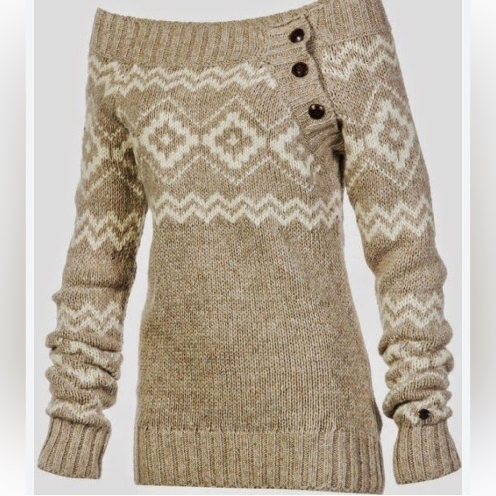 Lole Nordic Off Shoulder Pullover Sweater